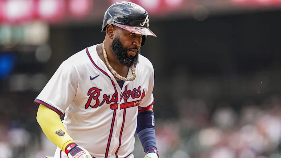 Atlanta Braves designated hitter Marcell Ozuna