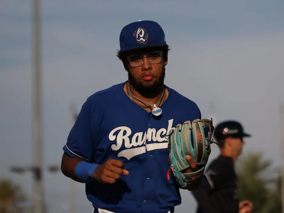 Emil Morales trots across the infield as a member of the Rancho Cucamonga Quakes during the 2025 California League season in this undated photo. (Rancho Cucamonga Quakes)