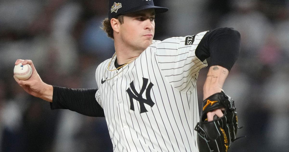 Yankees pitcher Cam Schlittler dealing with back inflammation, lat issue, will skip bullpens | Sports