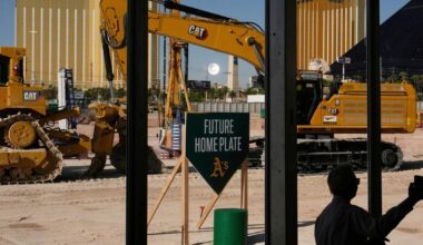 A's: Foundation work complete on Las Vegas stadium and opening still targeted for 2028 | MLB