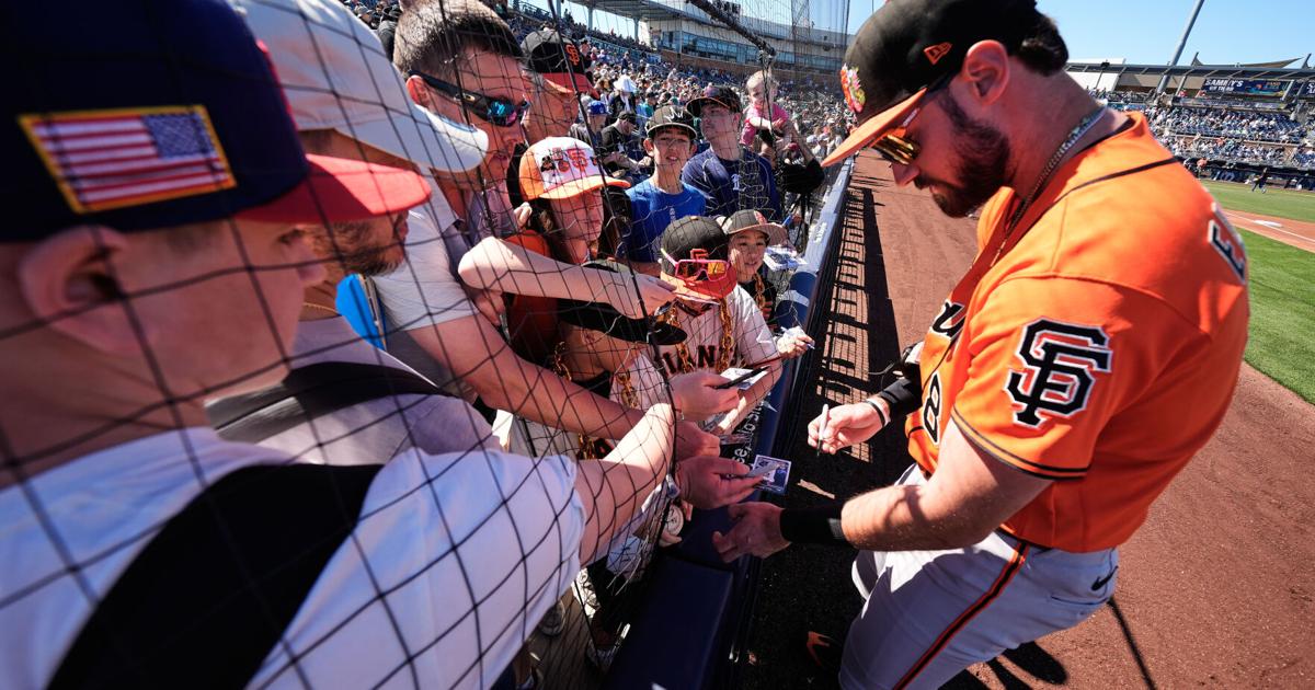 Giants' Bryce Eldridge faces big expectations, takes message from veterans to heart: be yourself | Sports