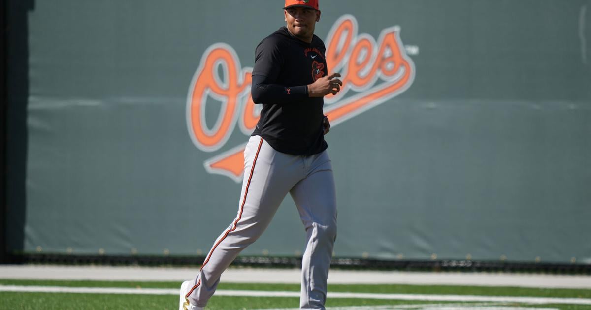 Orioles catcher Samuel Basallo exits spring training game after play at plate | National Sports