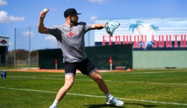Shortstop Trevor Story is coming off a season in which he led the Red Sox in home runs (25), RBIs (96), stolen bases (31), and games (157).