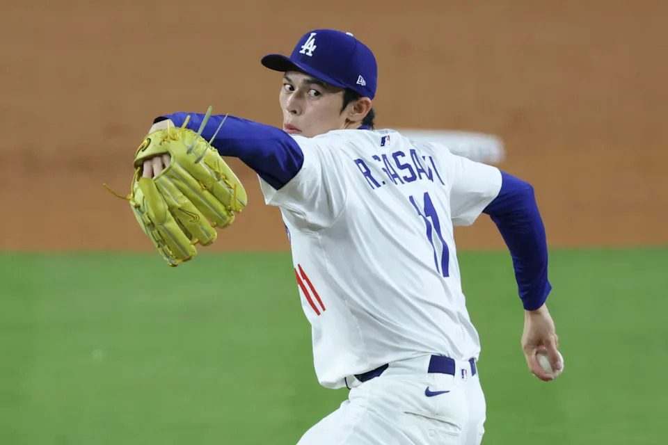 Roki Sasaki’s restored velocity and uncertain role make him a volatile fantasy pick with league-winning upside if he sticks in the rotation.Kiyoshi Mio-Imagn Images