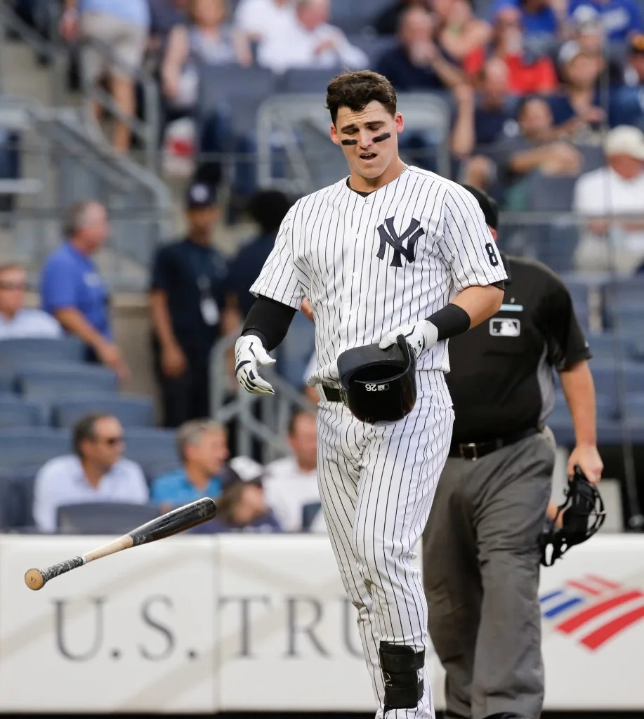 Tyler Austin, 34, spent six years in the Yankees’ minor league system before debuting on Aug. 13, 2016. NEW YORK POST