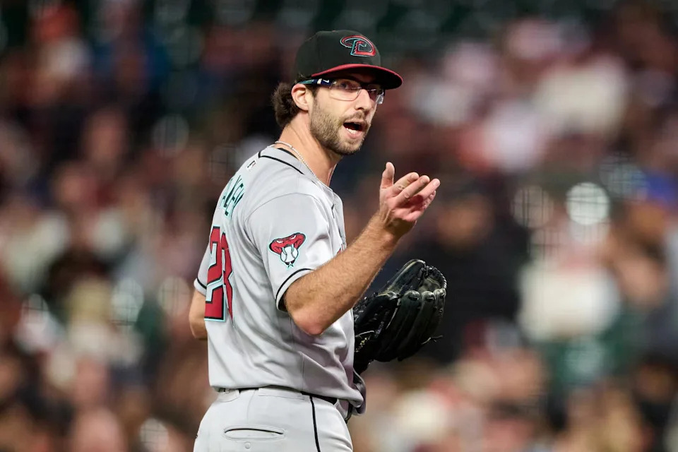 Zac Gallen. Credit:&nbsp;Robert Edwards-Imagn Images.