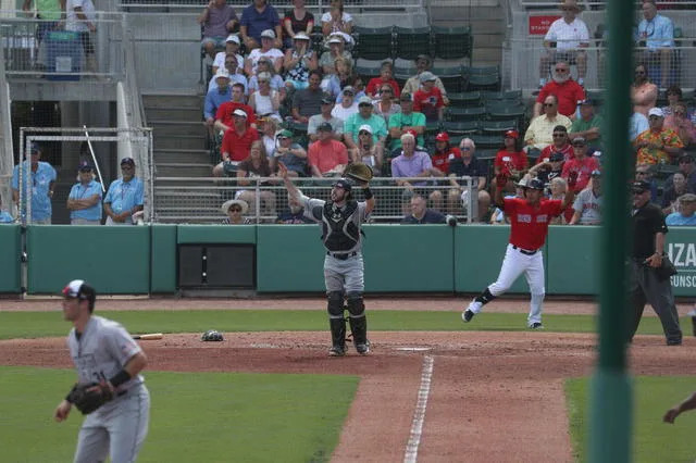 The Boston Red Sox played a spring training exhibition game between the Boston Red Sox and Northeastern University at JetBlue Park on Friday 2/22/2019. Red Sox Vs Northeastern University (Andrew West/Fort Myers News-Press/USA TODAY NETWORK FLORIDA)