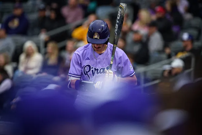 East Carolina University takes on Campbell University baseball on Wednesday, March 22, 2023, at Segra Stadium.
Fay Ecu Campbell 14