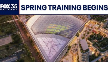 Spring Training begins for Tampa Bay Rays