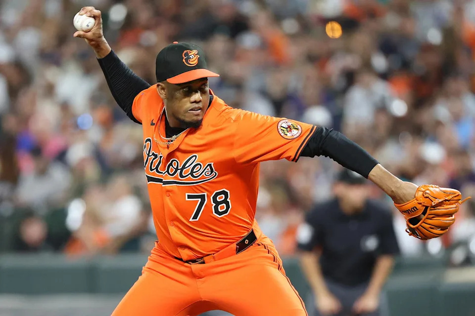 Baltimore Orioles Reliever Yennier Cano (78) | © Daniel Kucin Jr.-Imagn Images