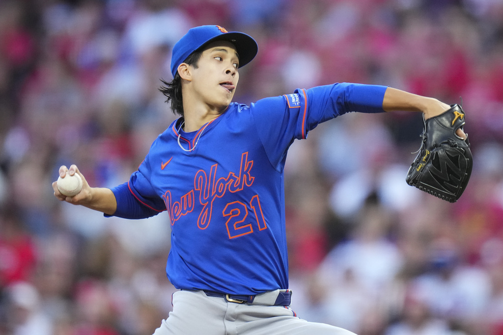 Mets' Jonah Tong debuts cutter in Grapefruit League game