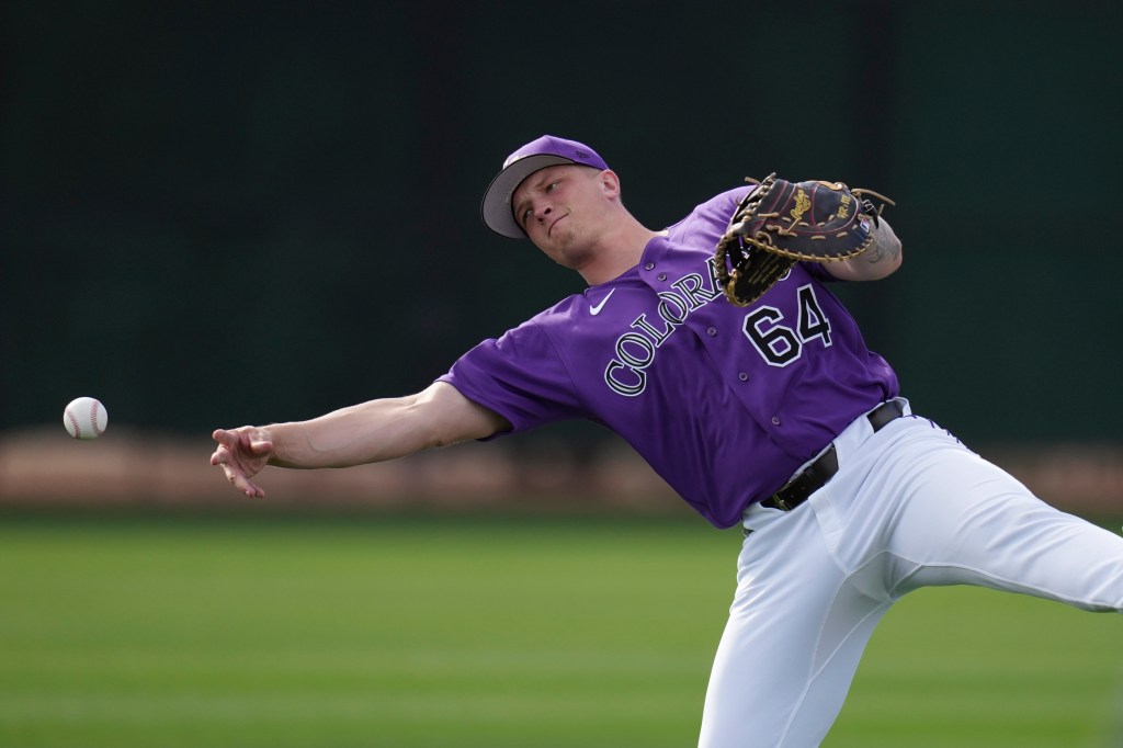 Rockies' T.J. Rumfield taking shot at wide-open first base job