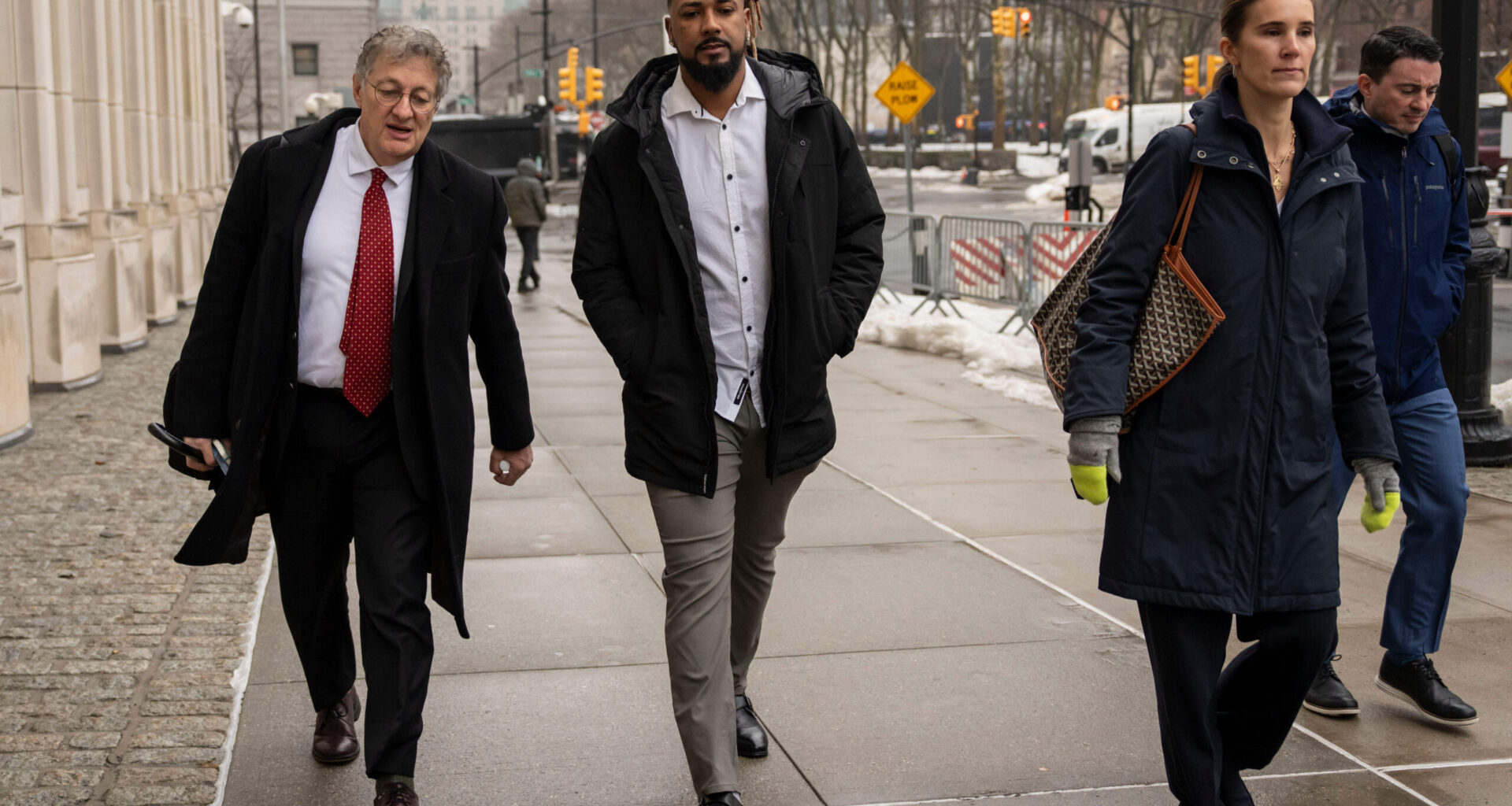 Cleveland Guardians' Emmanuel Clase arrives at Brooklyn federal court, Wednesday, Feb. 18, 2026, in New York. Photo: Yuki Iwamura/AP