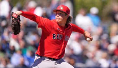 Fueled by offseason gains, Red Sox rookie impresses in spring debut