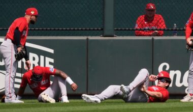 Red Sox stars avoid major injury scare after frightening outfield collision