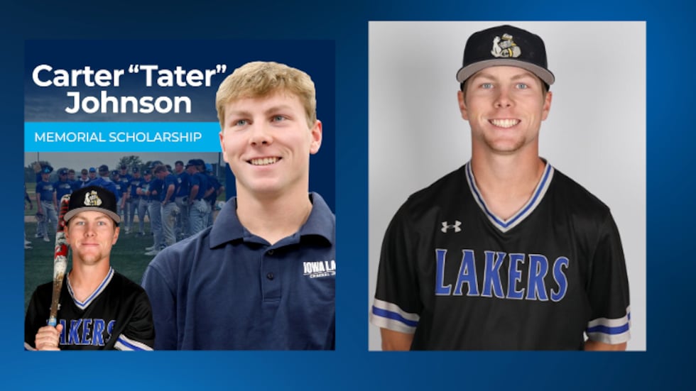 After the tragic bus crash, Iowa Lakes Community College started the Carter "Tater" Johnson...