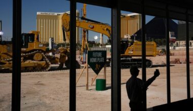 Athletics hold groundbreaking ceremony for stadium in Las Vegas