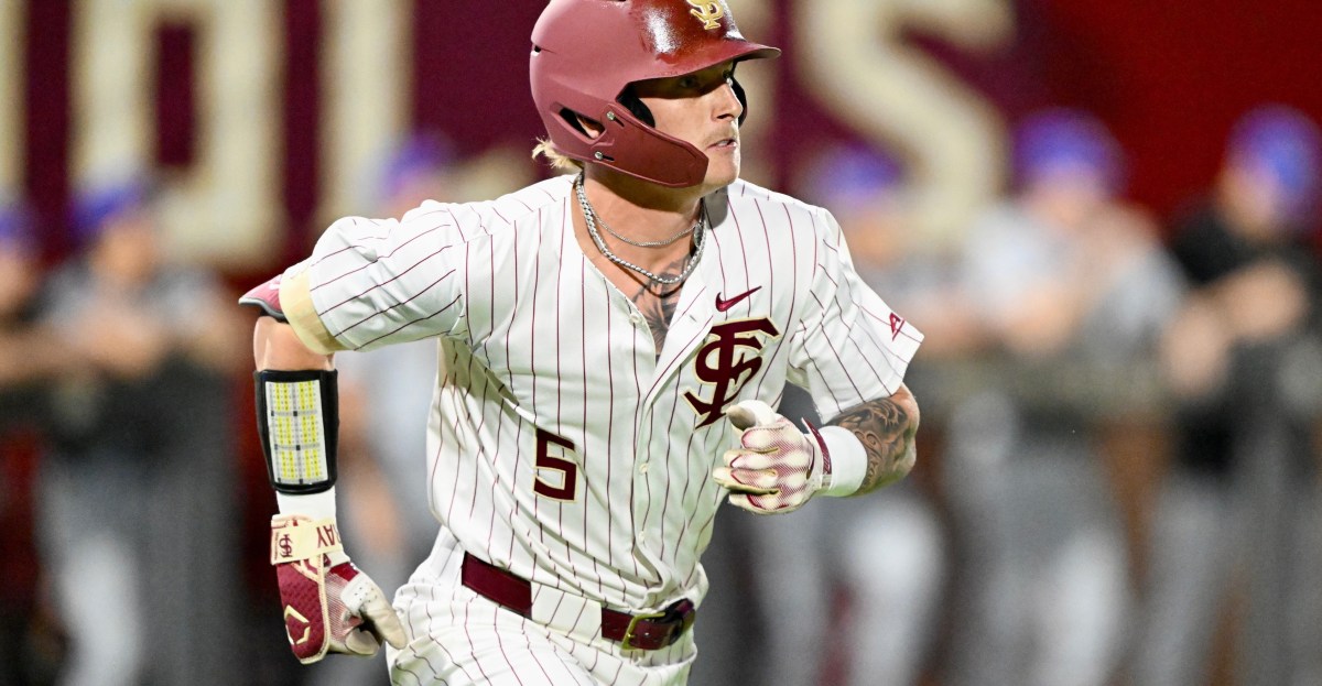 Mendes, Abraham stymie Michigan’s offense as Noles open Amegy Bank College Baseball Series with convincing win