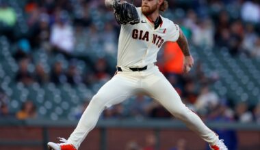 SF Giants' Carson Whisenhunt lights up radar gun in simulated game