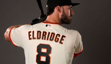 Why Giants’ Bryce Eldridge chose No. 8 as new jersey number – NBC Sports Bay Area & California