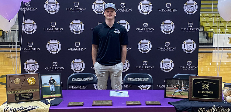 Charleston’s Bryson Wibbing Signs to Play Baseball at University of the Ozarks