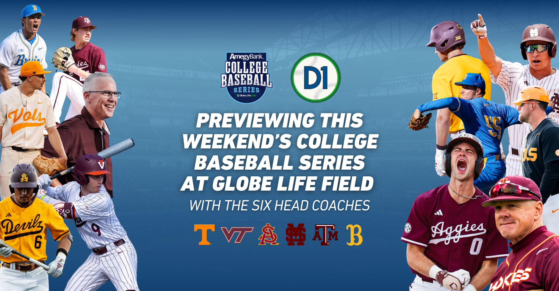 Previewing The 2026 Amegy Bank College Baseball Series [Weekend 3] With The Six Head Coaches • D1Baseball