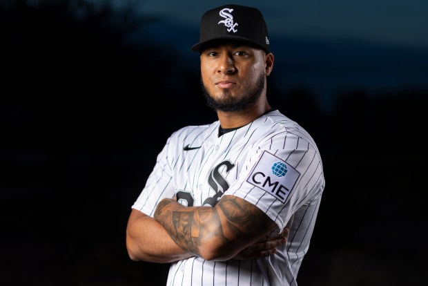 Chicago White Sox second baseman Lenyn Sosa participates in media day during Spring Training at Camelback Ranch in Glendale, Ariz., on Tuesday, Feb. 17, 2026. (Eileen T. Meslar/Chicago Tribune)