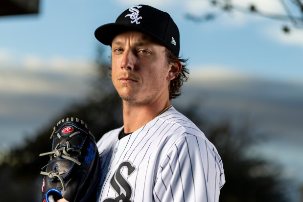 Chicago White Sox non-roster invitee pitcher Ryan Borucki  participates in media day during  Spring Training at Camelback Ranch in Glendale, Ariz., on Tuesday, Feb. 17, 2026. (Eileen T. Meslar/Chicago Tribune)