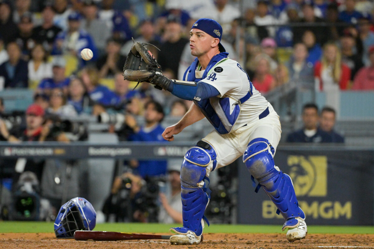 Former Los Angeles Dodgers catcher Ben Rortvedt