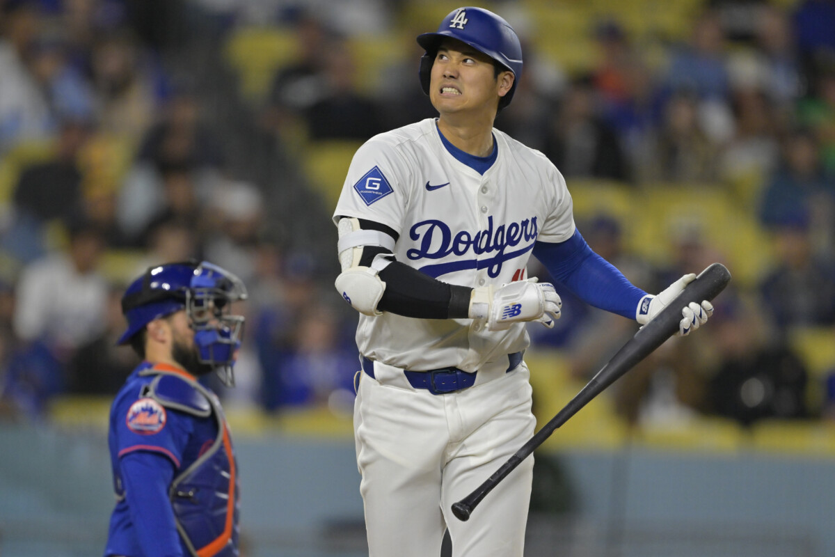 Los Angeles Dodgers two-way star Shohei Ohtani playing against the Mets in 2025.