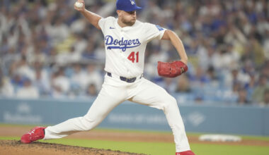 Los Angeles Dodgers relief pitcher Brock Stewart.