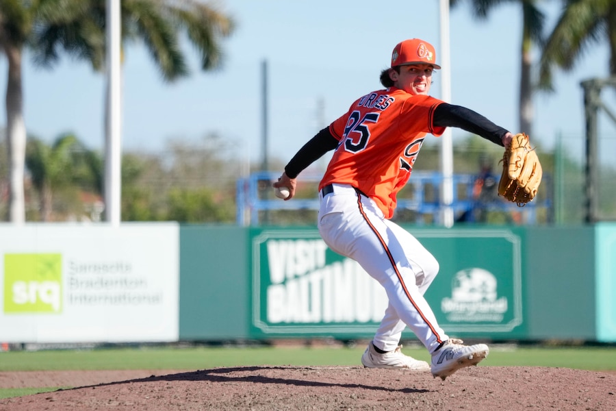 How did Eric Torres end up in Orioles camp a year after pitching in independent ball? Belief.