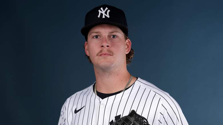 Chase Hampton #86 of the New York Yankees