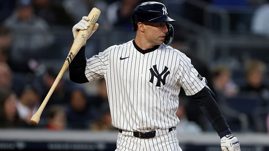 Paul Goldschmidt #48 of the New York Yankees...
