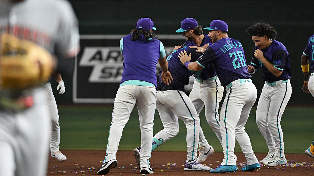 Lourdes Gurriel Jr #12 of the Arizona Diamondbacks...