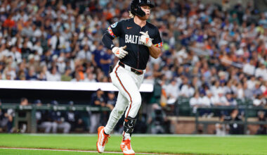 Holliday returns to Orioles camp after hamate surgery, Alexander "couldn’t be more excited to come here"