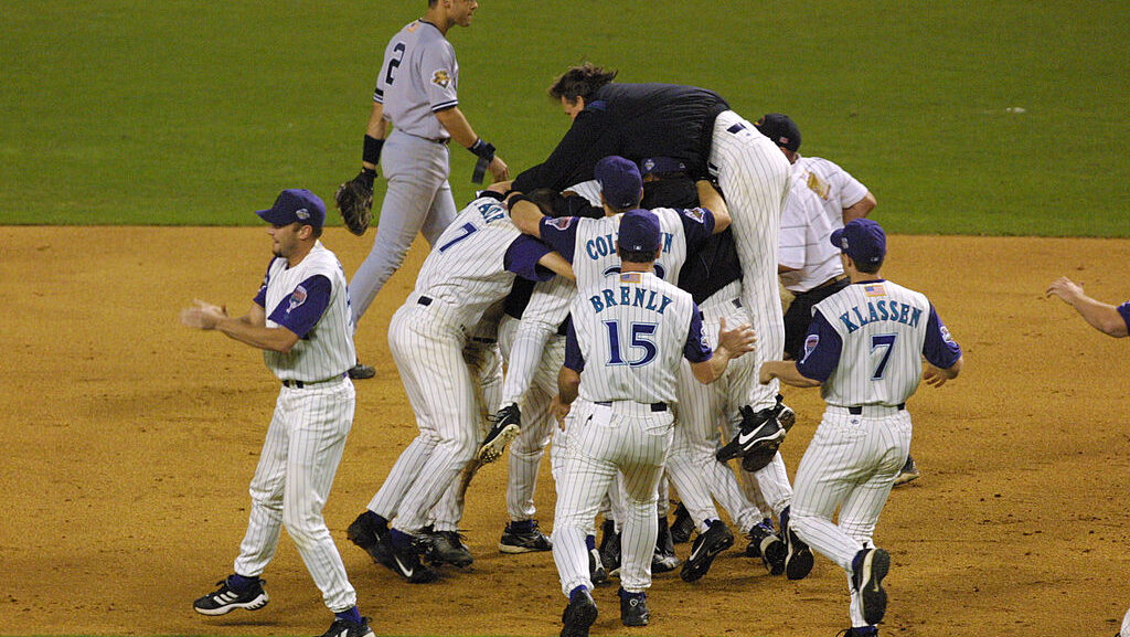 Members of the Arizona Diamondbacks...