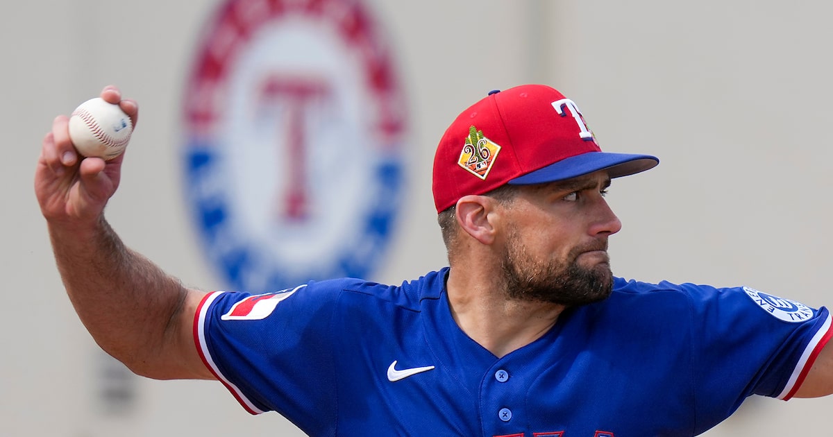 Despite uneven results, Rangers’ Nathan Eovaldi ‘feels really good’ after spring debut