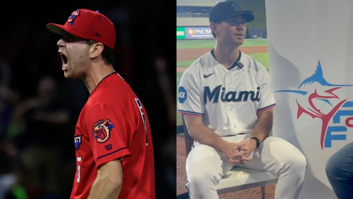 Josh White on Triple-A national championship, what makes his curveball special - Marlins & Minors