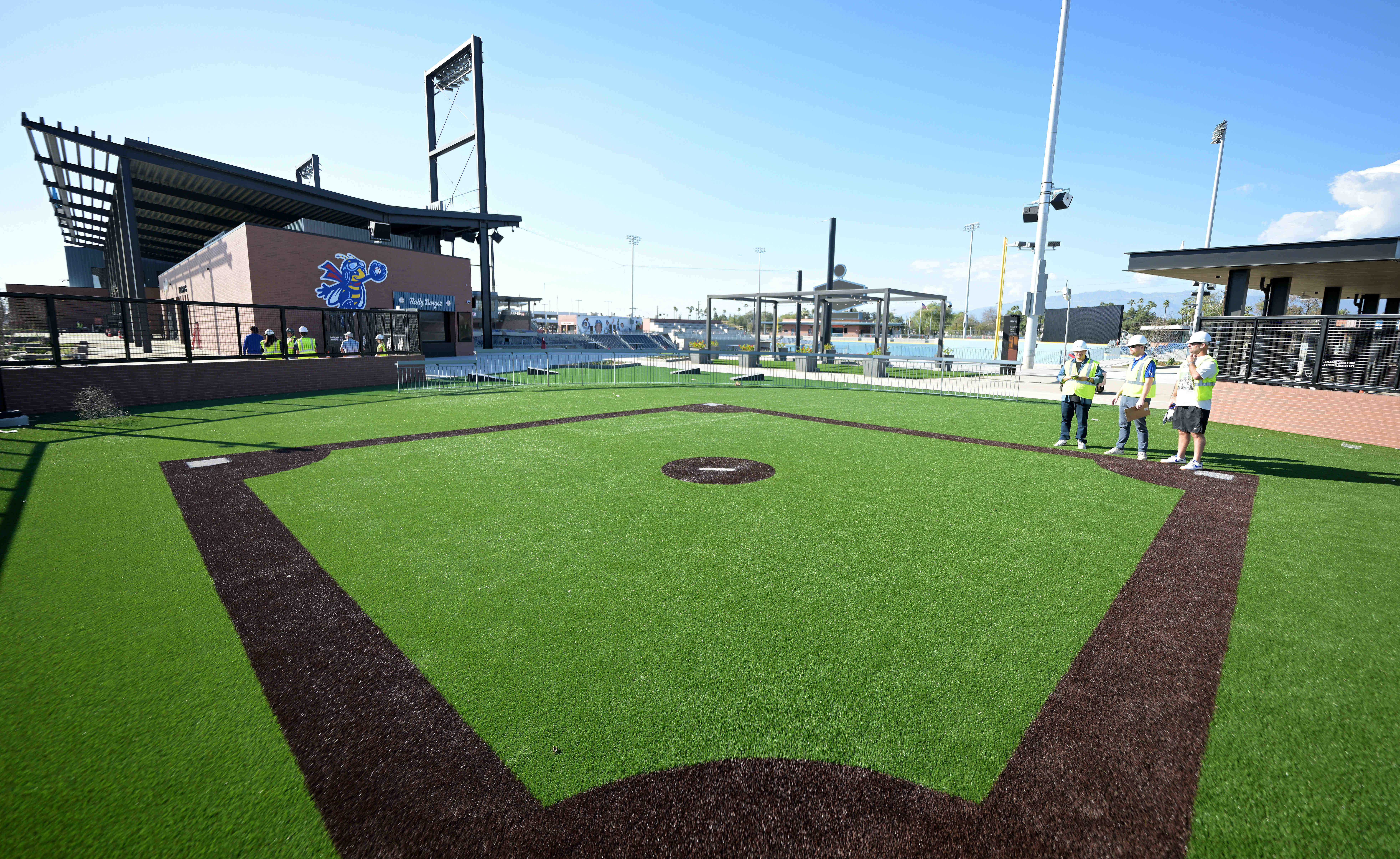 A wiffle ball field is seen Friday, Feb. 13, 2026,...