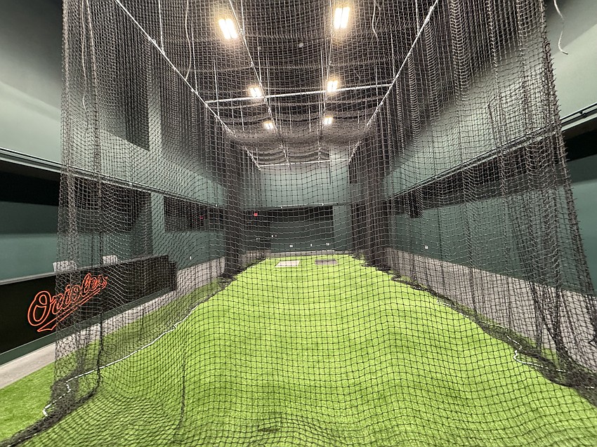 A biomechanics lab will have 37 cameras installed to capture players hitting and pitching. A biomechanics lab will have 37 cameras installed to capture players hitting and pitching.