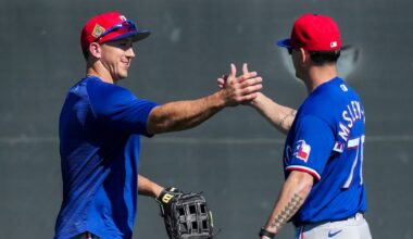 Wyatt Langford wants ‘whatever’s best’ as Rangers work out plan for him, Evan Carter in CF