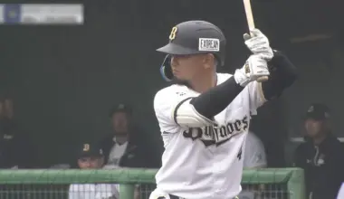 Orix The Buffaloes player Tomoya Mori © Pacific League TV