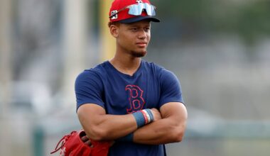 Kristian Campbell emerged from Red Sox spring training last year to be the starting second baseman on Opening Day.