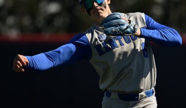 UK Baseball star out indefinitely with shoulder injury