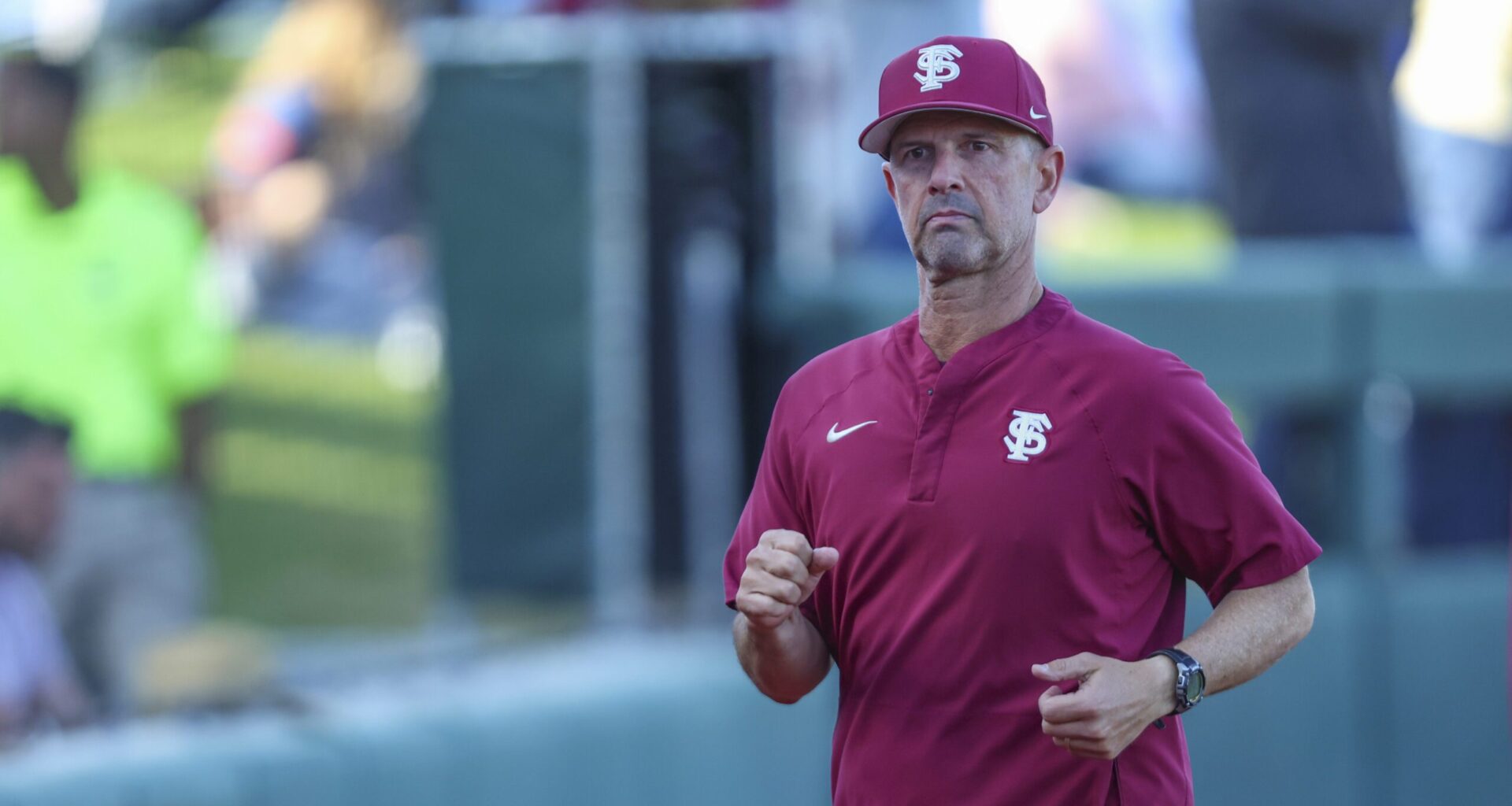 Florida State’s Link Jarrett Talks About the 2026 Amegy Bank College Baseball Series and Key Pitchers