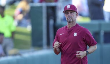 Florida State’s Link Jarrett Talks About the 2026 Amegy Bank College Baseball Series and Key Pitchers