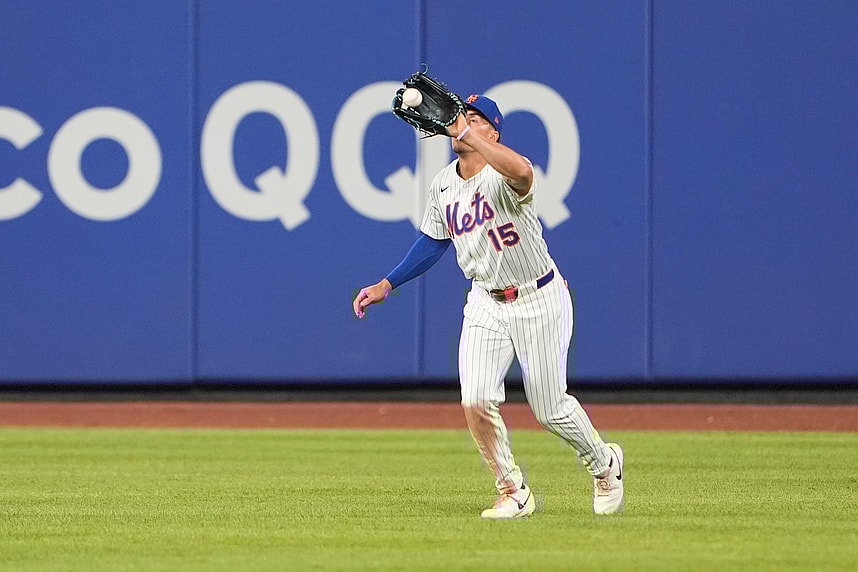 MLB: Cleveland Guardians at New York Mets -- Tyrone Taylor
