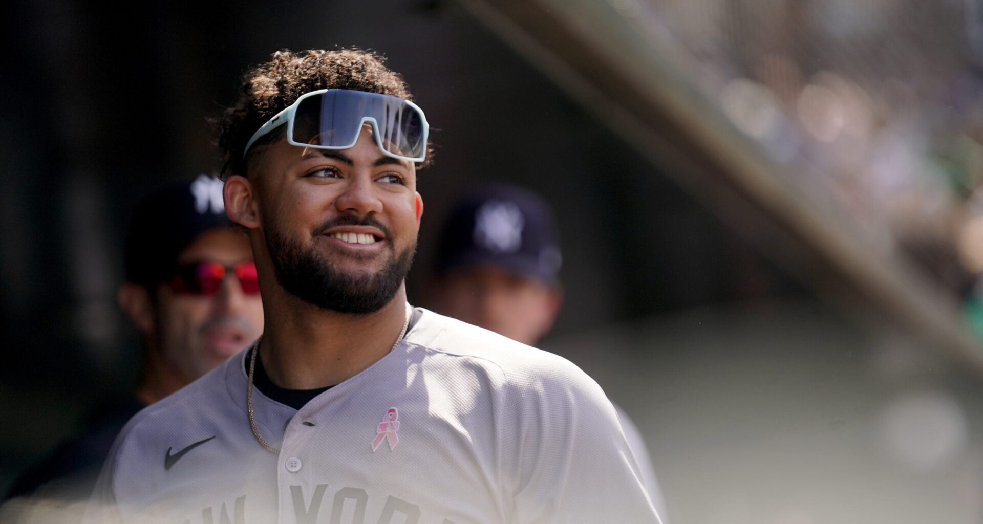 Yankees' Jasson Dominguez is hanging on to the roster by a thread