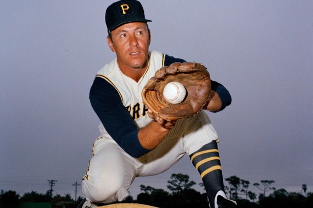 Pittsburgh Pirates second baseman Bill Mazeroski is pictured in 1967. (AP file photo)